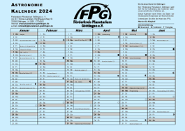 FPG Astronomie-Kalender