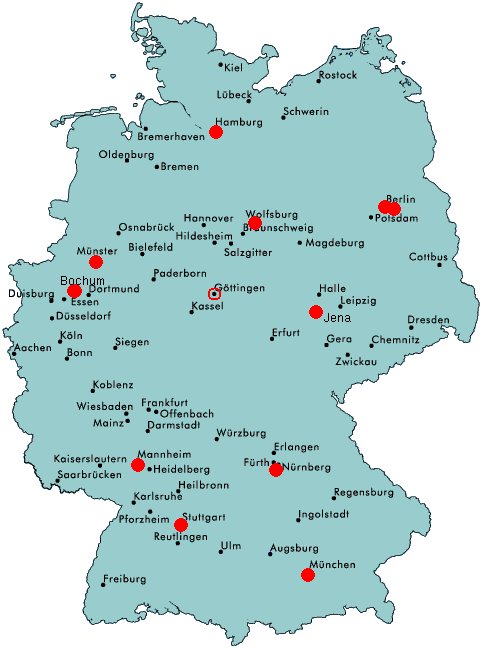 Deutsche Gro&szlig;planetarien - anklickbar!