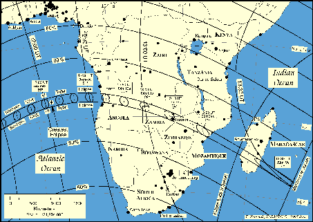 Eclipse Track 21.06.2001: Africa