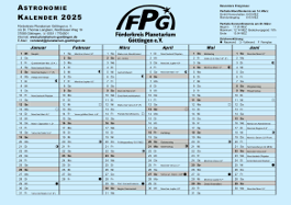 FPG Astronomie-Kalender