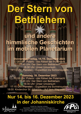 Plakat Stern von Bethlehem